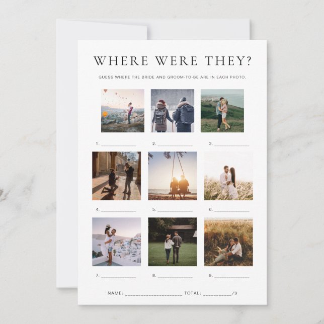 Quinn Var Var Var De Semester Foto Lek Inbjudningar (Framsida)