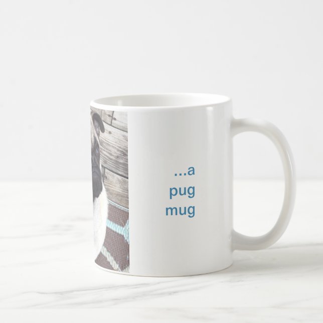 Quinnie mopsmugg kaffemugg (Höger)