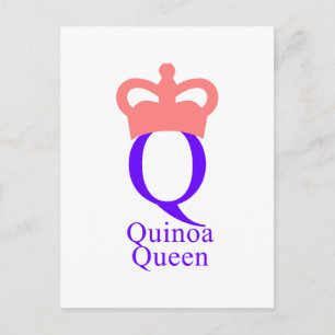 Quinoa Queen Postcard Vykort