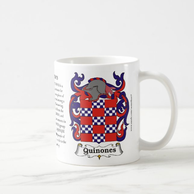 Quinones, ursprung som, är menande och kaffemugg (Höger)