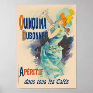 Quinquina Dubonnet Apéritif Vintage affisch 1895