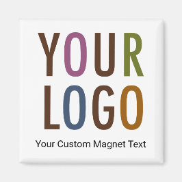 Quint Magnet Anpassningsbar Business Logotyp Promo
