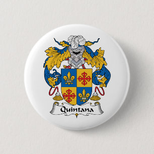 Quintana familjvapensköld knapp