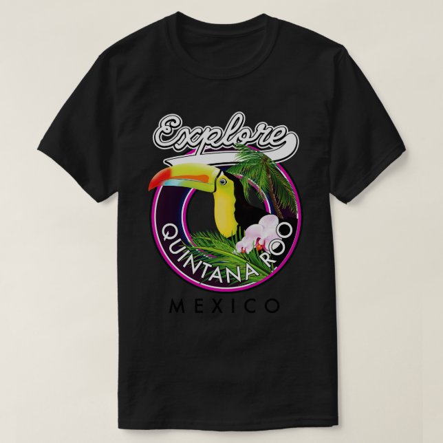 Quintana Roo holbox strand mexico-resplåster T Shirt (Design framsida)