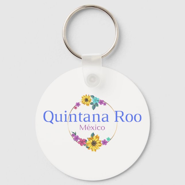 Quintana Roo Mexiko Resmål Brudtärna Nyckelring (Framsida)
