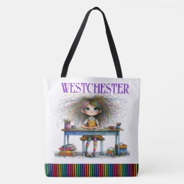 Quintessentially Quirky Tote - Se baksidan Tygkasse