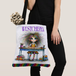 Quintessentially Quirky Tote - Se baksidan Tygkasse