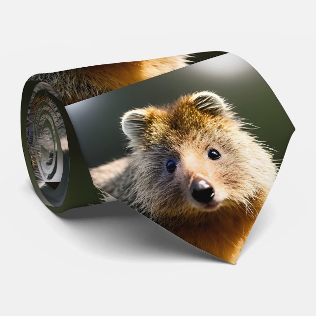 Quintin Ginger Quokka, Neck Tie Slips (Rullad)