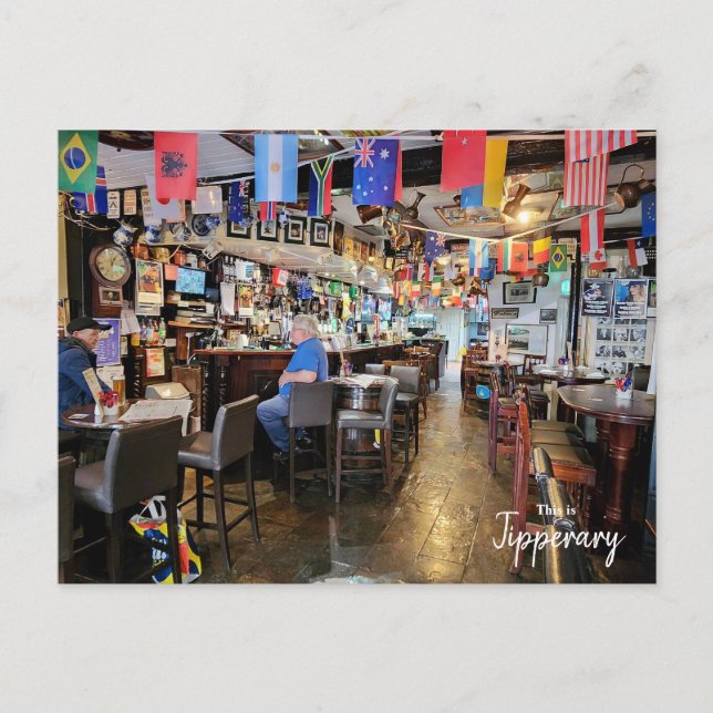 Quintital Tipperary Pub - Irland Vykort (Framsida)