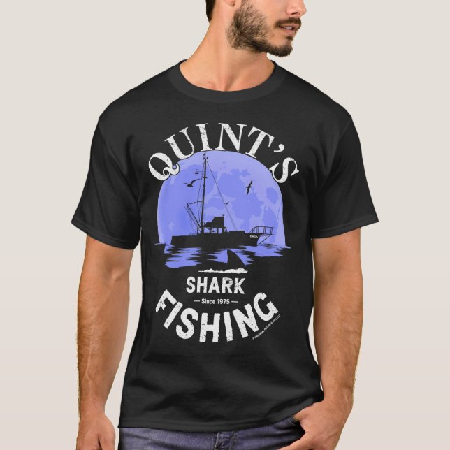 Quint's hajfiske t shirt (Framsida)