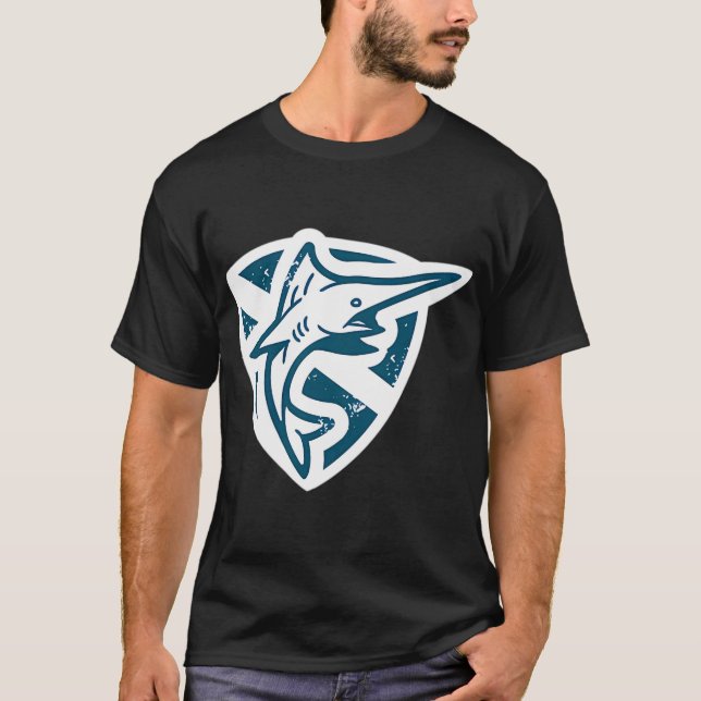 Quint's hajsfiske. t shirt (Framsida)