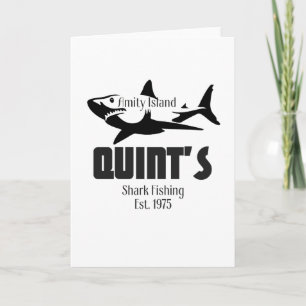 Quint's Shark Fishing Amity Island Funny Jaws Kort