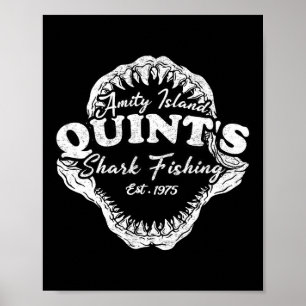 Quints Vintage Art Filmer Ocean Roliga Kläder Shar Poster