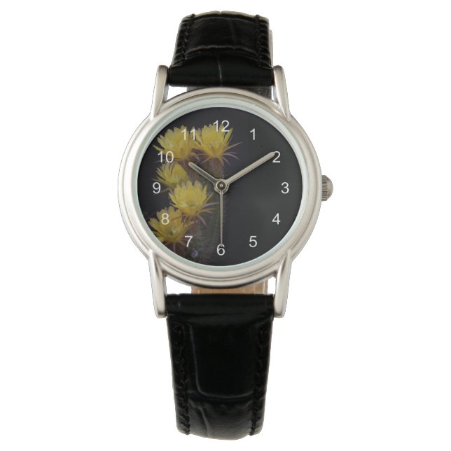 Quintuple of cactus blommor armbandsur (Framsida)