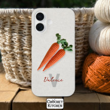 Quirky Amigurumi Minimalist Crochet Carrots Namn