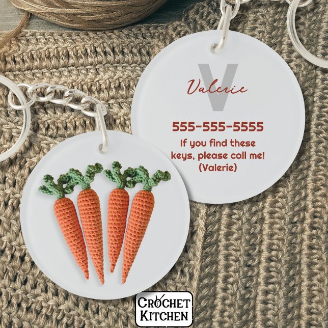 Quirky Amigurumi Minimalist Crochet Carrots Namn (Skapare uppladdad)