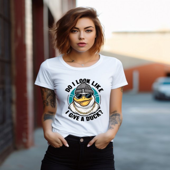 Quirky Anka Fashionista - frågor T Shirt (Skapare uppladdad)