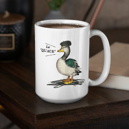 Quirky Anka, Lung Fransk Anka Kaffemugg