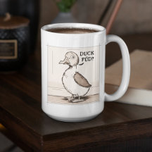 Quirky Anka Scandinavian Joke Tecknad Pastel