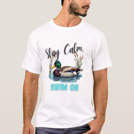 Quirky Anka Swimming Graphic Tee - Roligt och lek