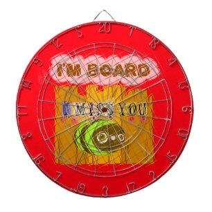 Quirky Bee Art-utskrift Darttavla