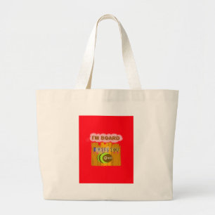 Quirky Bee Art-utskrift Jumbo Tygkasse