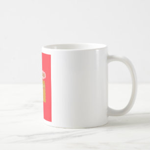 Quirky Bee Art-utskrift Kaffemugg