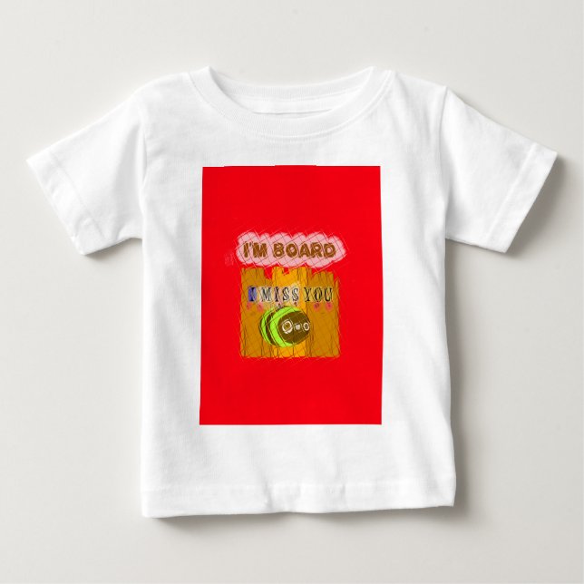Quirky Bee Art-utskrift T-shirt (Framsida)