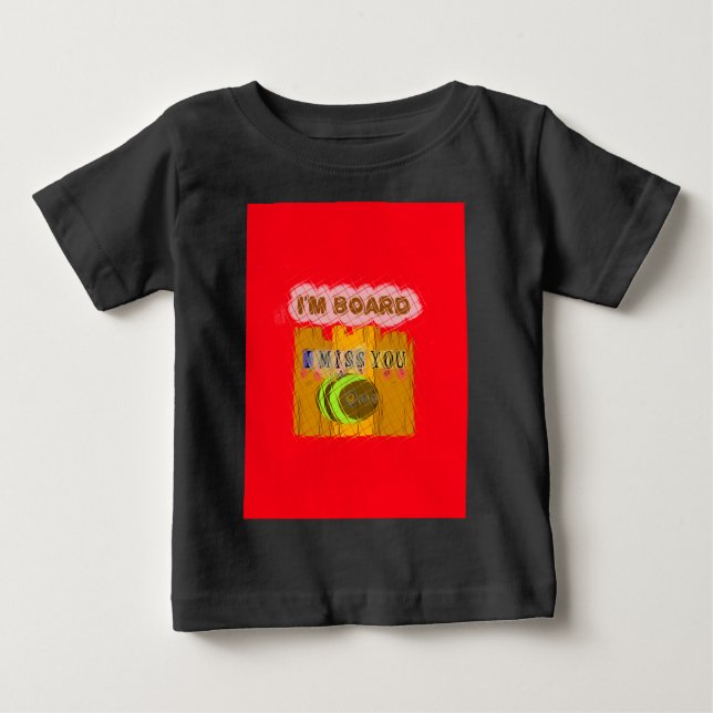 Quirky Bee Art-utskrift Tee Shirt (Framsida)
