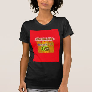 Quirky Bee Art-utskrift Tee Shirt