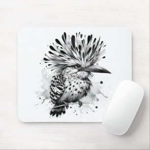 Quirky Bird Bläck Sketch Musmatta