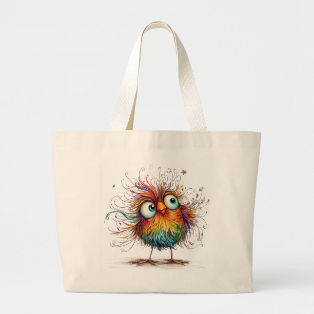 Quirky Bird Jumbo Tygkasse (Framsidan)