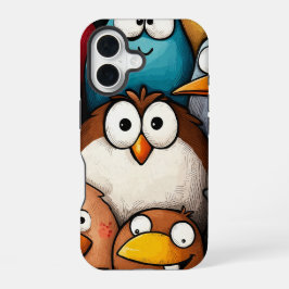Quirky Bird Squad Anime Telefon Case