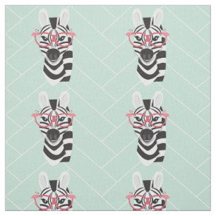 Quirky Black White Zebra Rosa Flamingo Sunglass Tyg