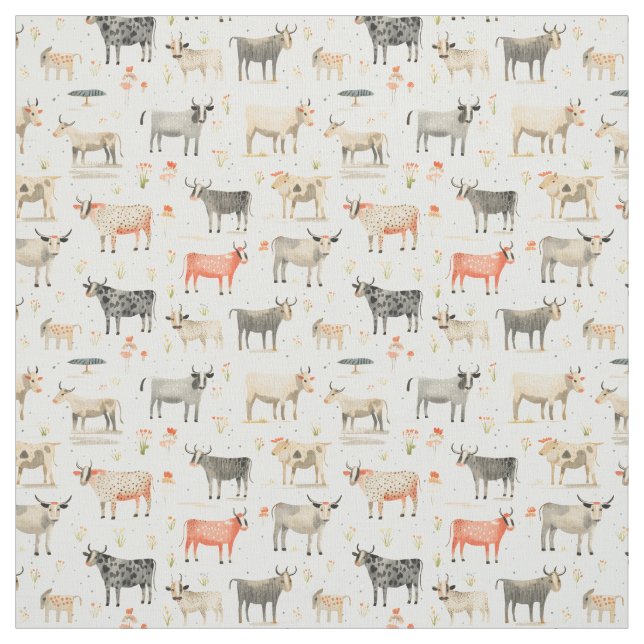 Quirky Bovine: Stollig Cow Tyg (Provkarta)