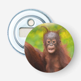 Quirky Charm of an Orangutan Baby Flasköppnare