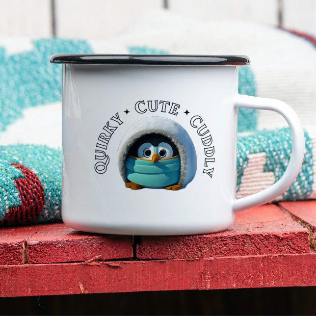 Quirky Cute Tea Mugg | Penguin Mugg Gift (Skapare uppladdad)