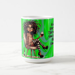 Quirky Dam Tattoo & Vin Dom Mugg