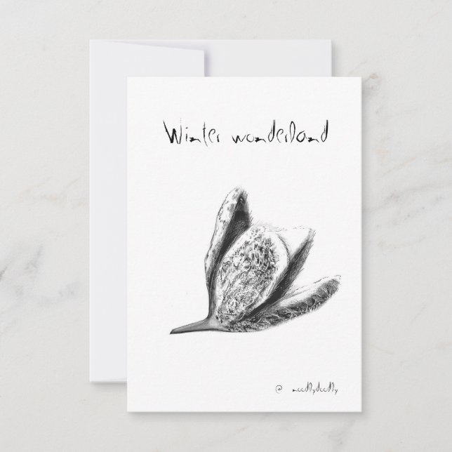 Quirky doodles tack kort (Framsida)