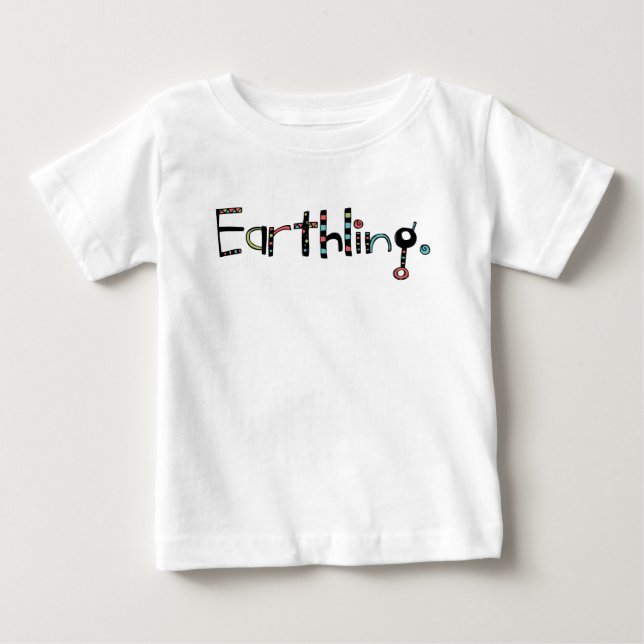 Quirky Earthling Tee Shirt (Framsida)