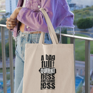 Quirky & Fantastisk Coola Snyggt Modern Tygkasse