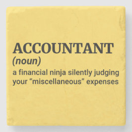 Quirky Finance Gift Stenunderlägg