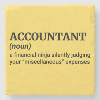 Quirky Finance Gift Stenunderlägg