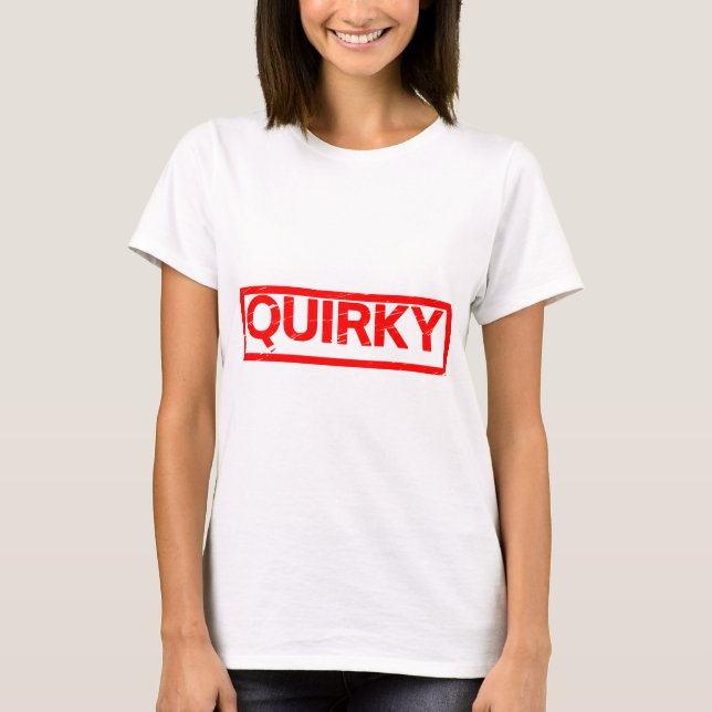 Quirky Frimärke T-shirt (Framsida)