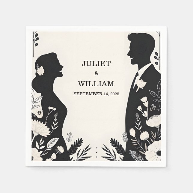 Quirky Funky Unik Humor Meme Funny Bröllop Pappersservett (Framsidan)