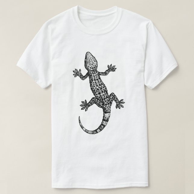 QUIRKY GECKO DESIGN ILLUSTRATION TEE (Design framsida)