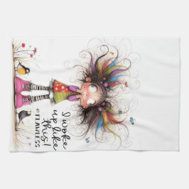 Quirky Girl Flawless Kitchen Towels Kökshandduk