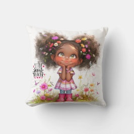 Quirky Girl Heartbryter Dekorativ kudde