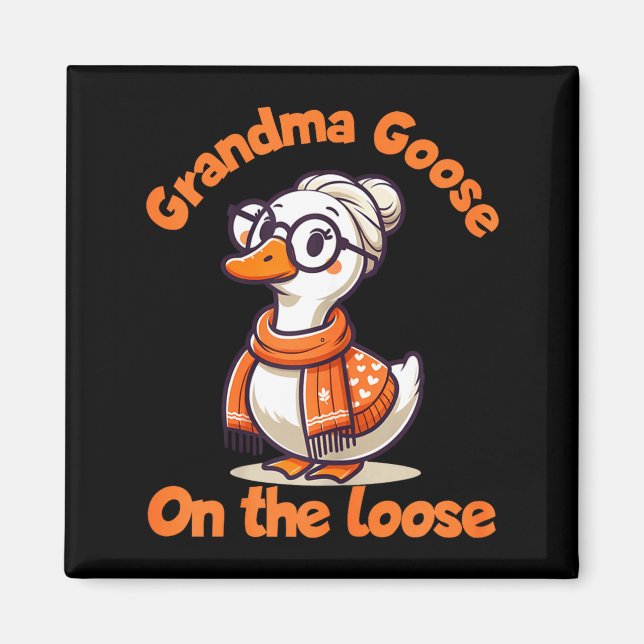 Quirky Goose Creations Funny Grandma Goose On The  Magnet (Framsidan)