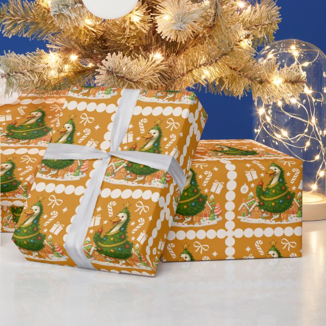 Quirky Goose Julgran | Funny Helgdag Presentpapper (Helgdagar)